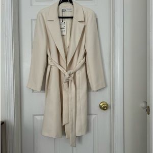 Wrap coat by zara size XXL